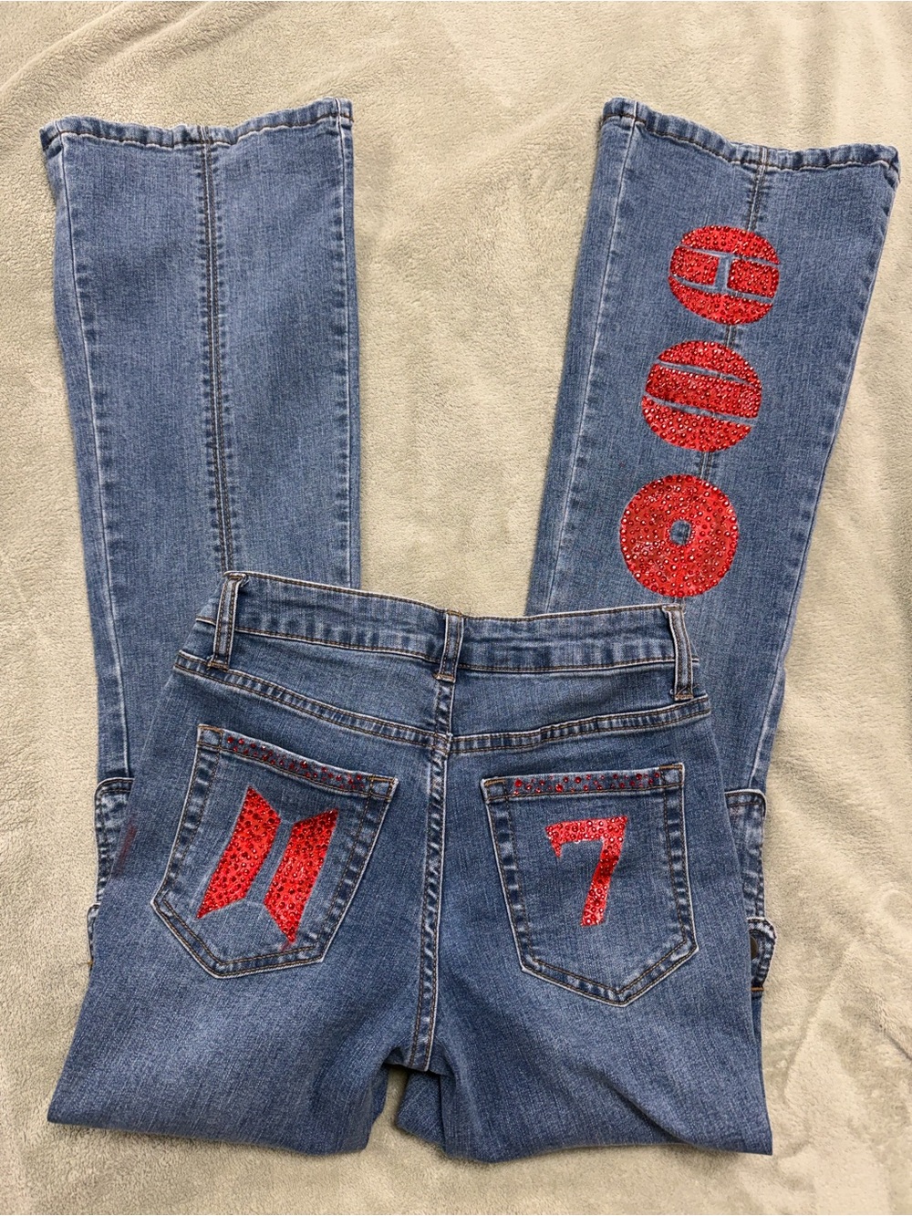 BTS bedazzled Jeans size 2
